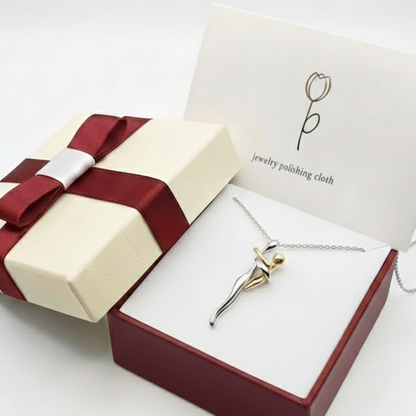 Collar Abrazo Eterno Madre e Hijo-Plata